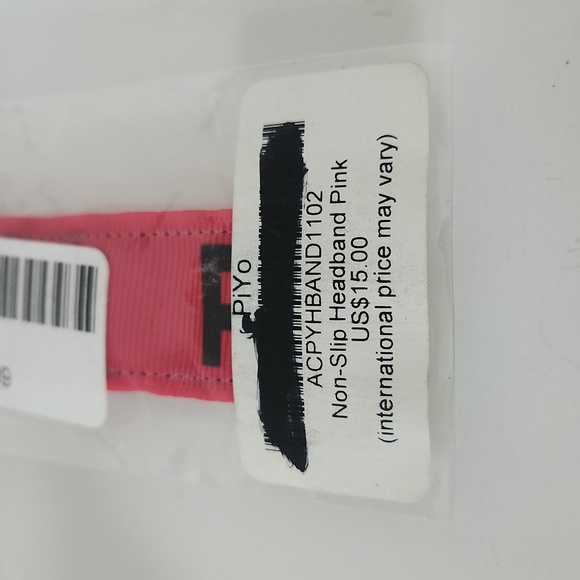 Piyo Hat and 4 pink Non-Slip Headbands - Picture 5 of 6